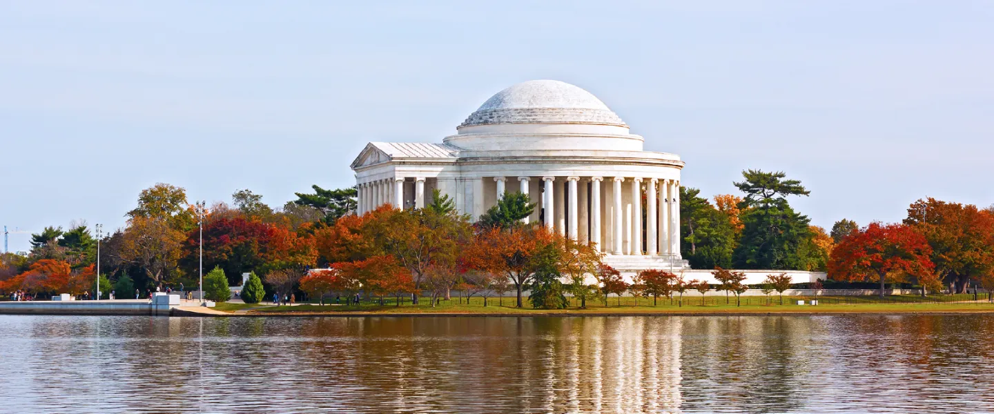 Jefferson Memorial in Fall