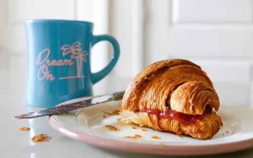 @pumpupthejamdc - Coffee and Croissant